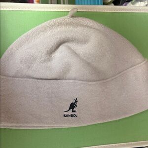 KANGOL BLUE Wool Lilac Purple Beanie Hat One Size New!